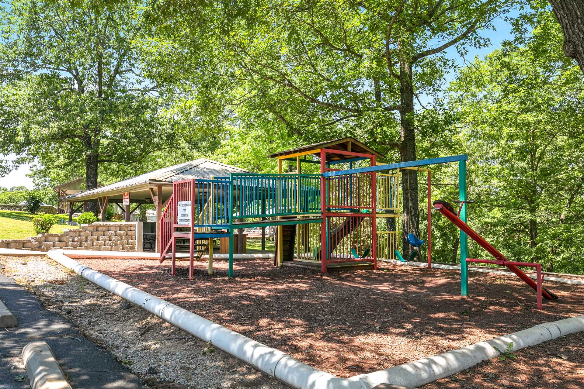 Nice playground for the younger ones.